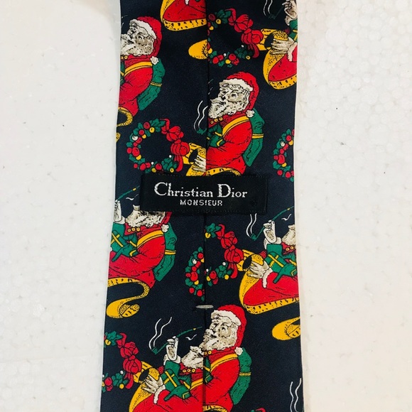 Christian Dior monsieur Christmas tie - Picture 4 of 8